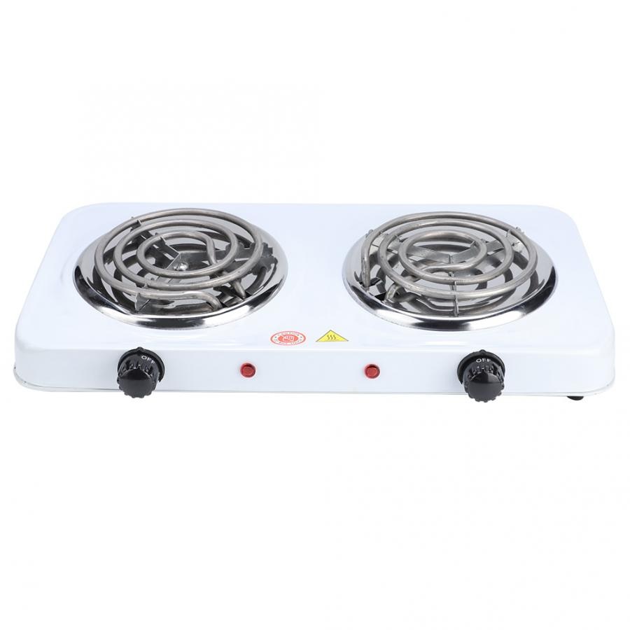 Electric Stove Electric Double Burners Plate Countertop Buffet Stove Heating Plate Outdoor Stove 220V EU