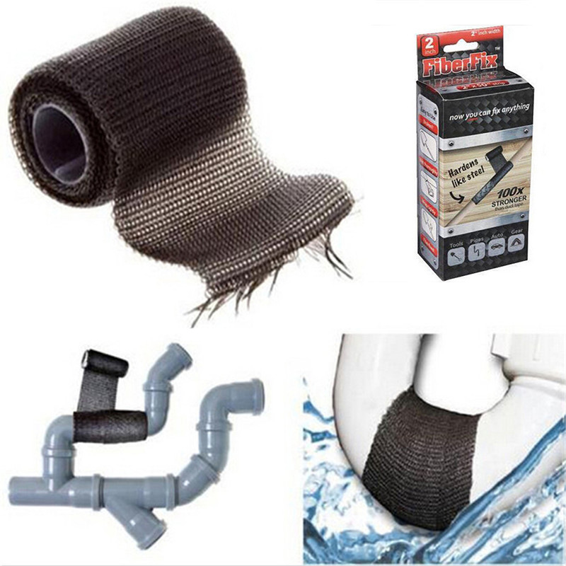 1pcs 1250*50mm DIY Fiber Fix Ridiculously Strong Repair Wrap Multifunctional FiberFix Super Adhesive Tape For Home Garden Tool