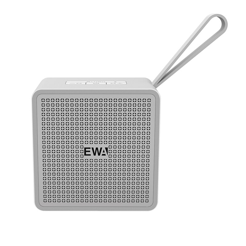 Ewa A105 Echte Draadloze Stereo Tws Bluetooth Speaker Draagbare Metalen 20-Core Speakers Draadloze Sterke Geluid Ondersteuning Sd-kaart: SILVER