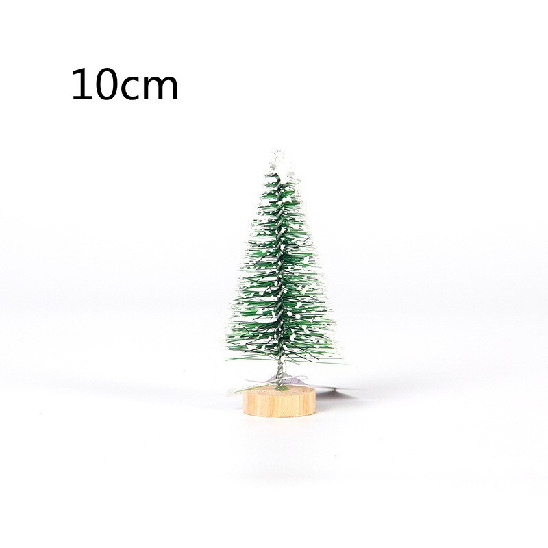 Mini Christmas Tree Pine Needles Flocking Christmas Cedar Tree Shopping Mall Home Party Desktop Christmas Decoration: 10cm