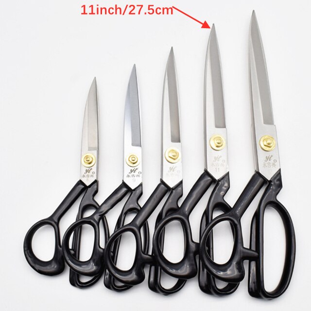 1Pcs Professionele Kleermaker Schaar Naaien Schaar Borduurwerk Schaar Gereedschap Voor Naaien Craft Schaar Stof Cutter Scharen: White 11 Inch 27.5cm