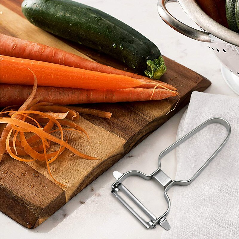 Éplucheur multifonctionnel pour carottes, pommes de terre, zesteurs, éplucheur de légumes, râpe en acier inoxydable,