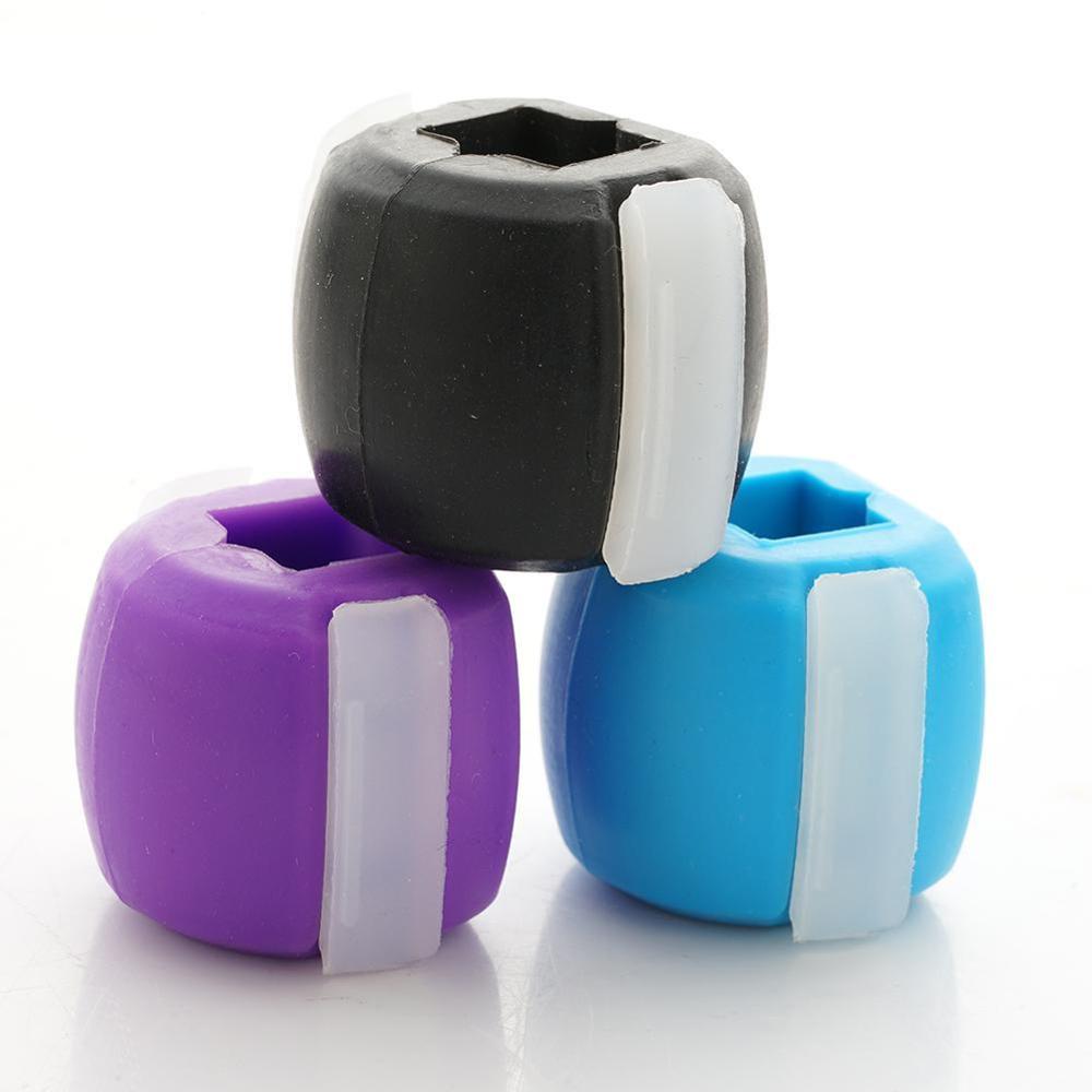 1pc kiselgel käklinje träning boll muskel träning fitness boll hals ansikts toning käke storlek käk muskel träning