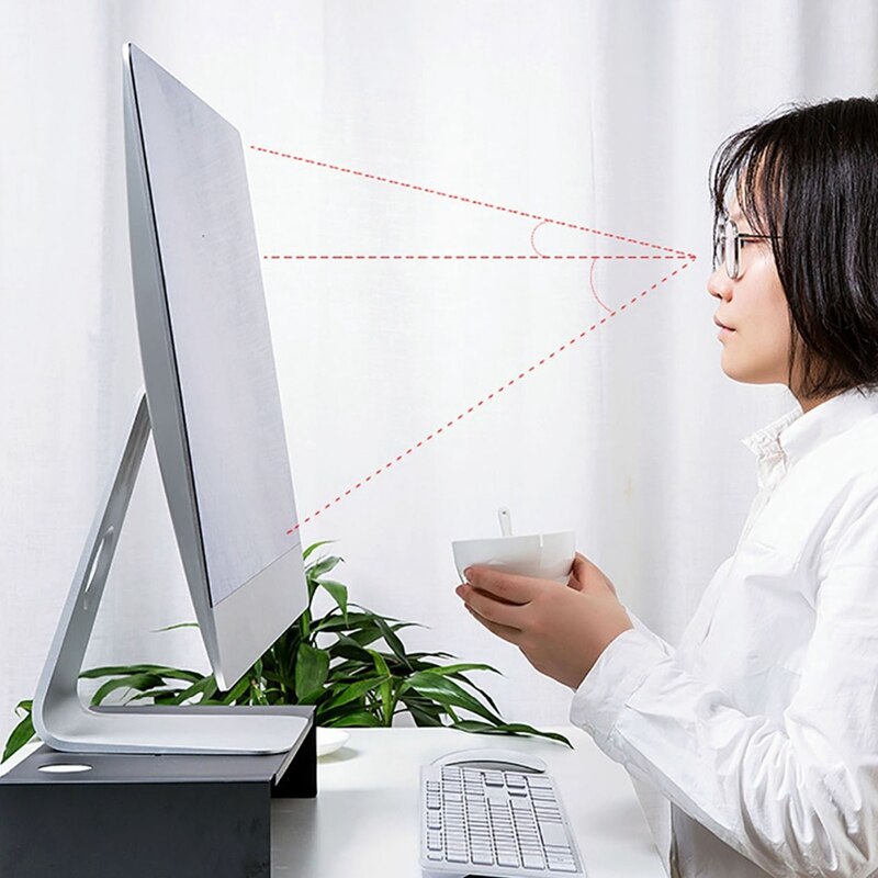 Monitor Stand-Computer Monitor Stand Tube Strap, Suitable for Desktop Storage and Office Supplies