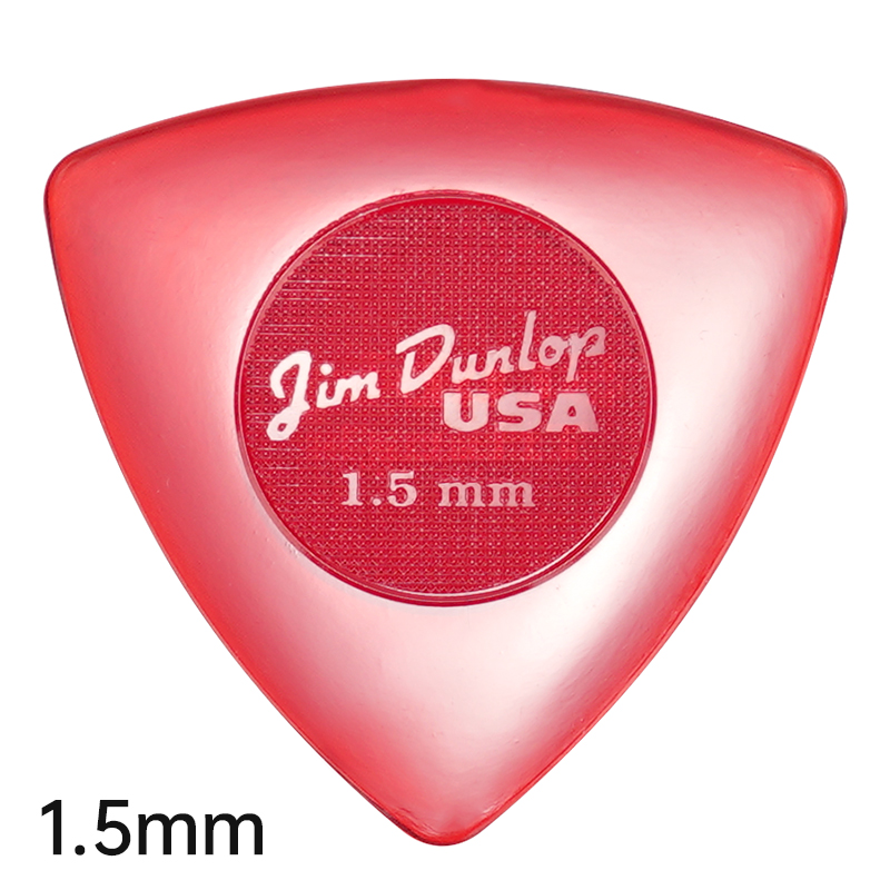 Dunlop Pick. Big Triangle series anti-slip.Wear-resistant.It has a thickness of 1.5/2.0/3.0mm. Suitable for electric guitar/bass