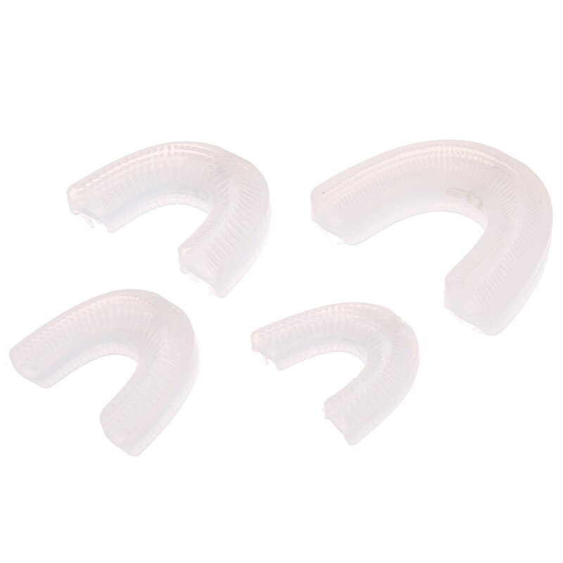 Electric Toothbrush Head Sonic Clean Replacement Toothbrush Heads Silicone Brush Teeth Heads 360 Degree U Type Automatic