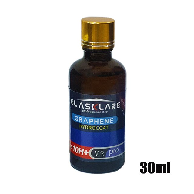 Revestimiento cerámico de grafeno para coche, revestimiento de vidrio líquido alemán, Nano, superhidrofóbico, antiarañazos, cuidado Exterior, pulido, 12H: 30ml