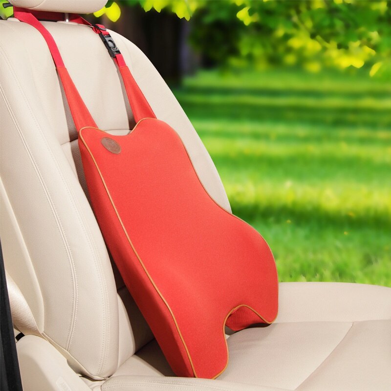 Vacuum compression Upgrade lumbar support cushion Spine Correct Memory Foam Cushion Massage Support Pad Car Pillows