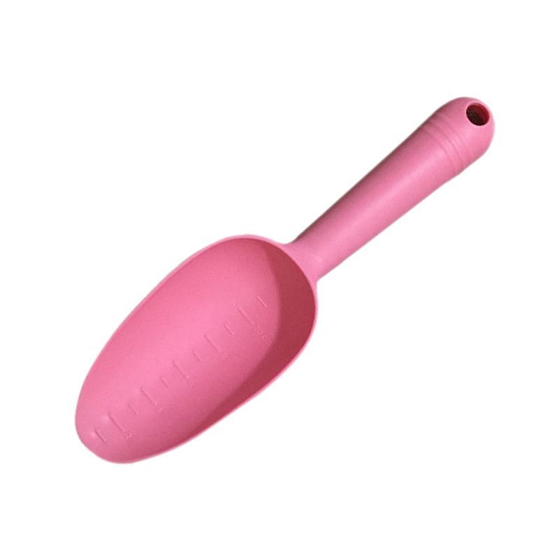 Plastic Hand Trowel Homegrown Gardening Tool Flowerpot Shovel Break Shovel Scoop for Garden Plant: Pink