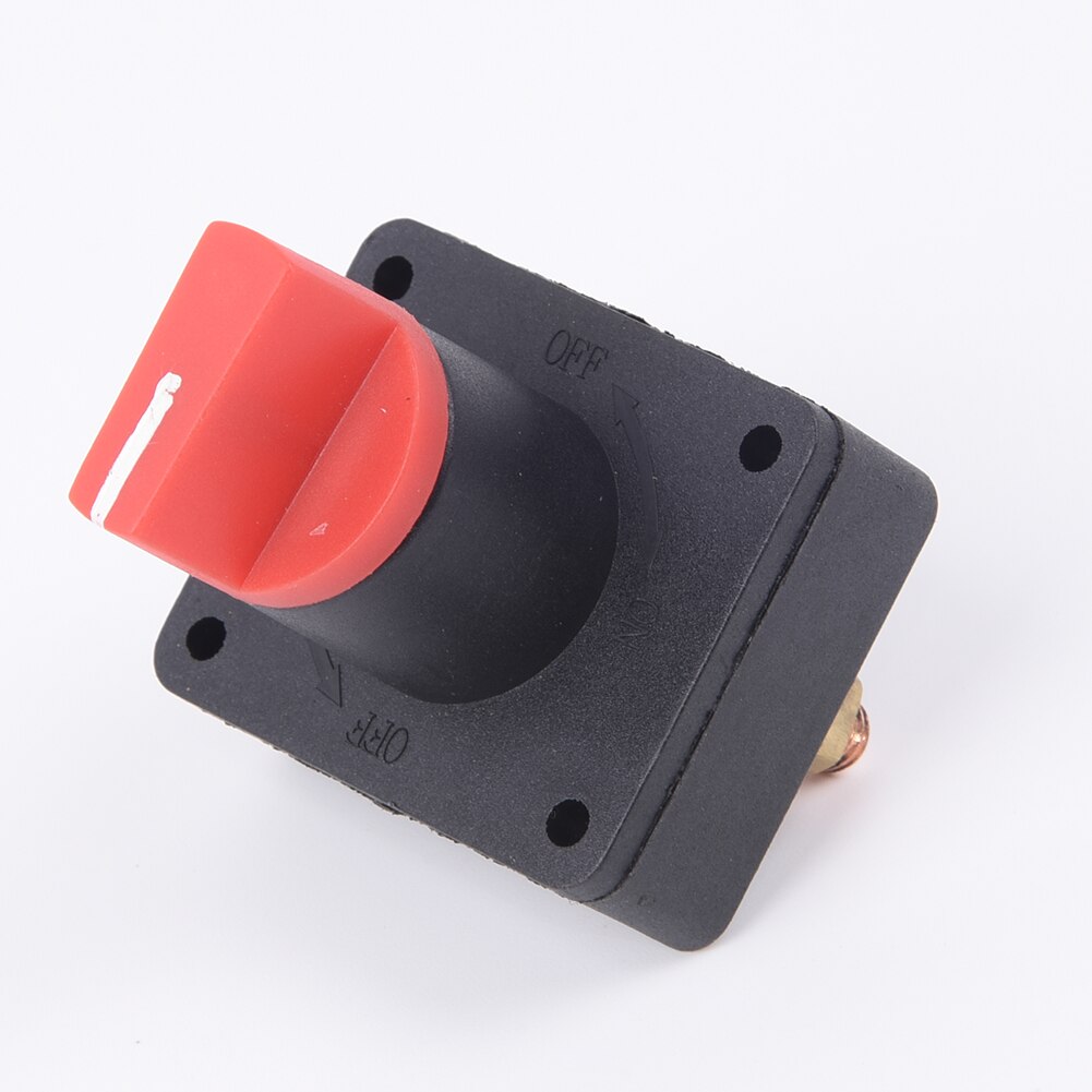In Red And Black 100A Battery Isolator Disconnect Power Cut/Off Kill Selector Switch For Boat/Car