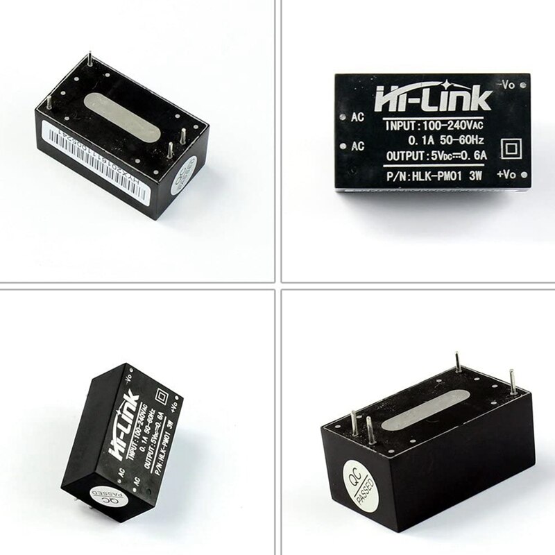 Hi-Link HLK-PM01 AC-DC Mini Voeding Module 220V Naar 5V Mini Isolateded Voeding Module Power transmissie