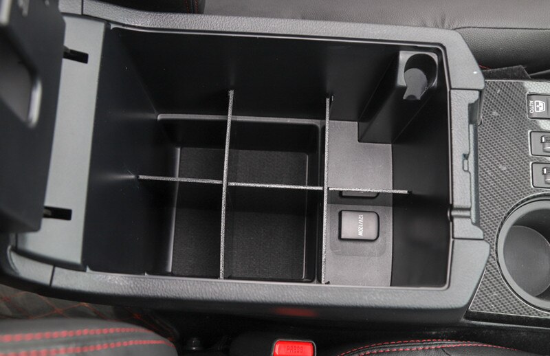 Sansour For Toyota 4Runner - car Center Console Organizer Tray Plastic Black brand and accessory part