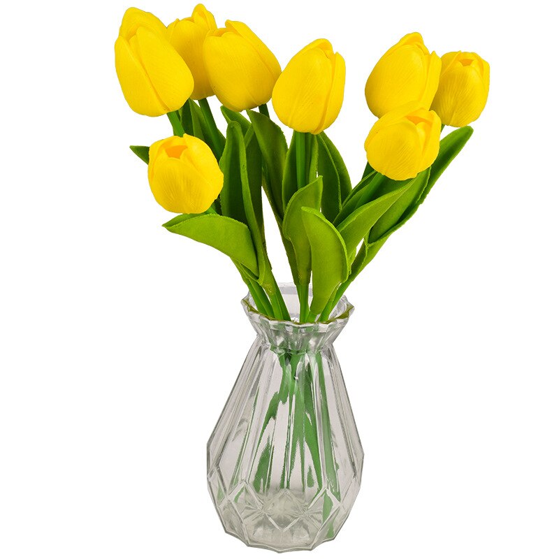 1PC 30cm Real Touch PU Tulips Artificial Flowers for Home Garden Bedroom Decoration flores artificiales para decoracion hogar