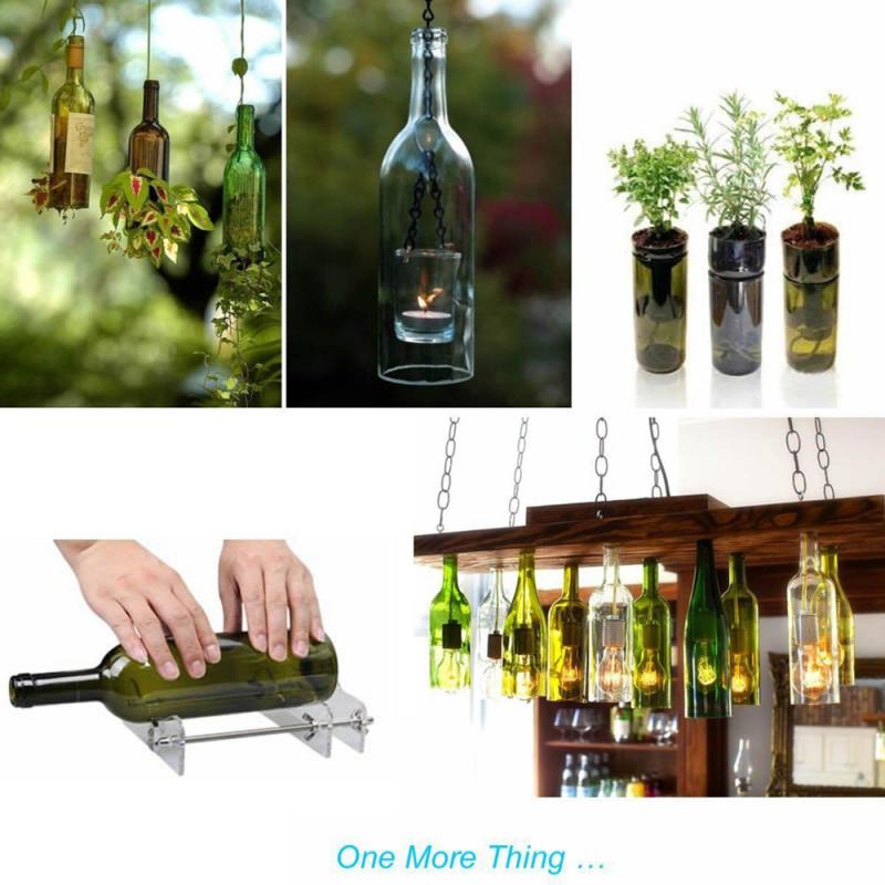Glasflaskskärare för att skära vin öl glasflaskor flaskskärare diy cut-verktyg maskin hem bar tillbehör