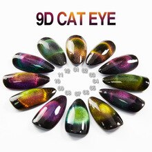 Bozlin Product 9D Cat Eye Gel Nagellak Soak Off LED UV Gel Nail Art Sterk Effect Vernis chameleon Magic Gel