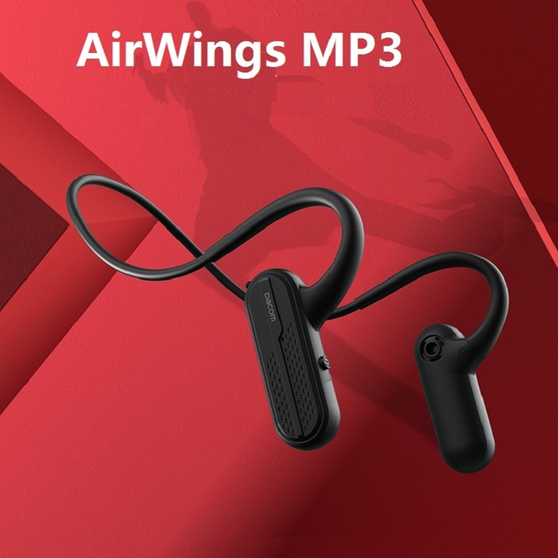 Dacom Airwings MP3 reproductor de música Bluetooth 5,0 Auriculares deportivos inalámbricos resistentes al agua auriculares de 8GB de memoria para correr gimnasio