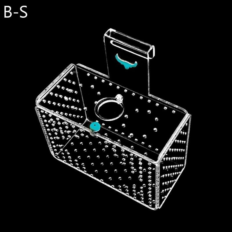 Aquarium Incubator Fish Breeding Isolation Box Baby Fish Hatchery Cage with Hook