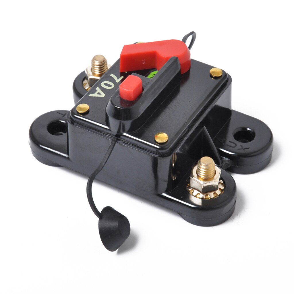 70A AMP Manual Reset Circuit Breaker 12v Car Boat Power Safety Protection