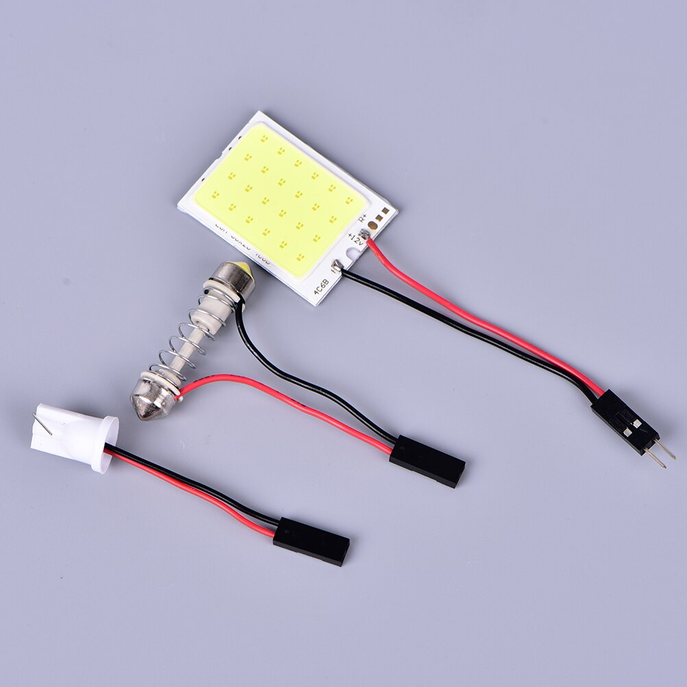 12V White 36 COB LED Dome Map Light Bulb Interior Panel Lamp Interior LED Bulbs Styling