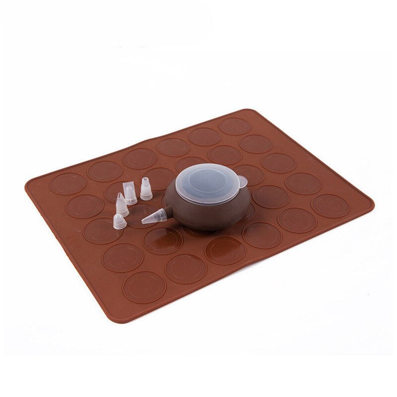 Pastry Boards Macaron Kit Silicone Baking Mat with Circles Macaron Pad Pot Set Baking Sheet Oven Mat Decor Pot 217