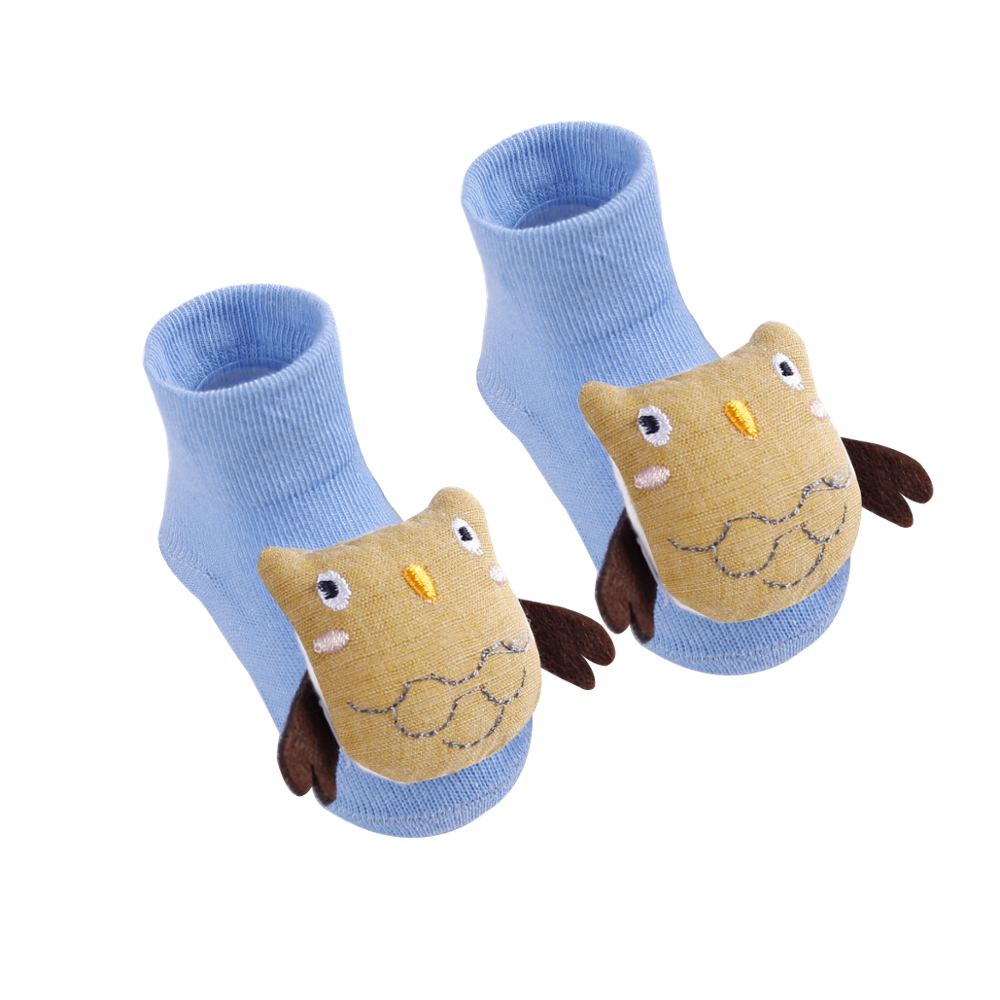 2 Paires/lot -Né Bébé Chaussettes Bébé Chaussettes En Coton Bébé Filles Belle Antidérapant Chaussettes Courtes Vêtements Accessoires Pour 0-12 Mois