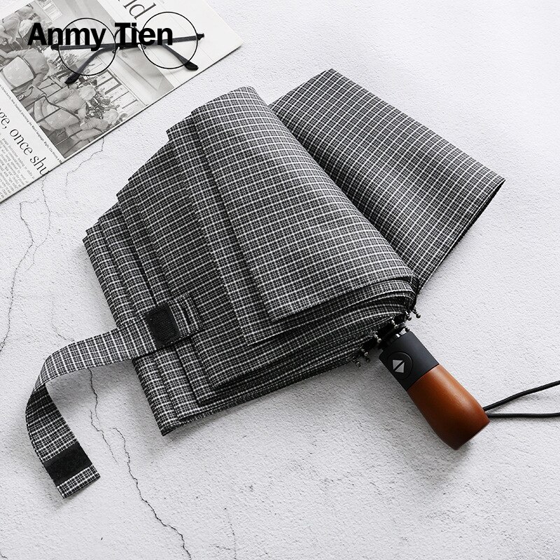 Strong Big Umbrella Male Female Automatic Parasols Waterproof Woman Rain Guarda Chuva Folding Windproof Men Umbrella Rain Gear
