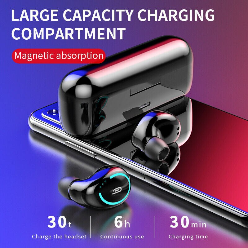 TWS-I8 Bluetooth 5,0 auriculares Blutooth inalámbricos con caja de carga