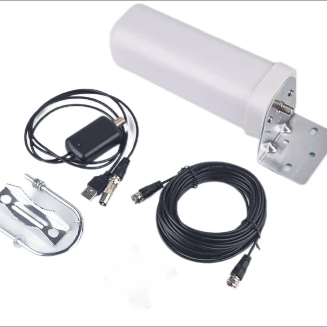 Outdoor digital TV antenna indoor and outdoor DTMB rural old house HD signal receiver 4K 1080p ATSC with amplifier accessori: Default Title