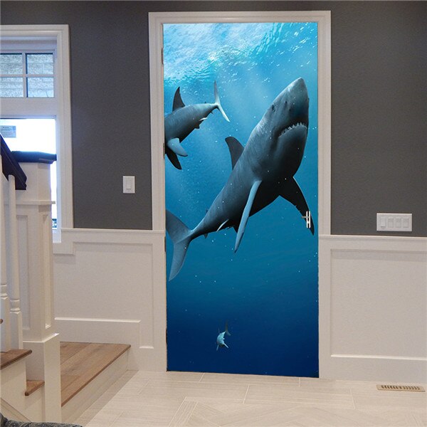 Europese Restaurant Deur Sticker Universele 3D PVC Behang DIY Waterdichte Muurschildering Sticker Voor Woonkamer Slaapkamer Home Decor: MT104