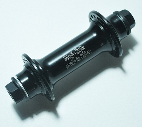 Magic BMX Hub Alloy Aluminum 5 Industrial Bearings 36 Holes 9T Performance Bike Hubs Bicycle Accesories: black front only