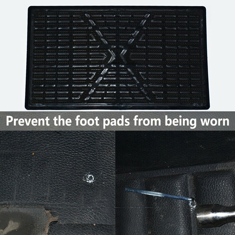 Mat Tapijt Antislip Anti-Slip Voetplaat Patch 25*16 Cm Pedaal Pad Zwart Waterdichte Accessoires Kit set Universele Auto
