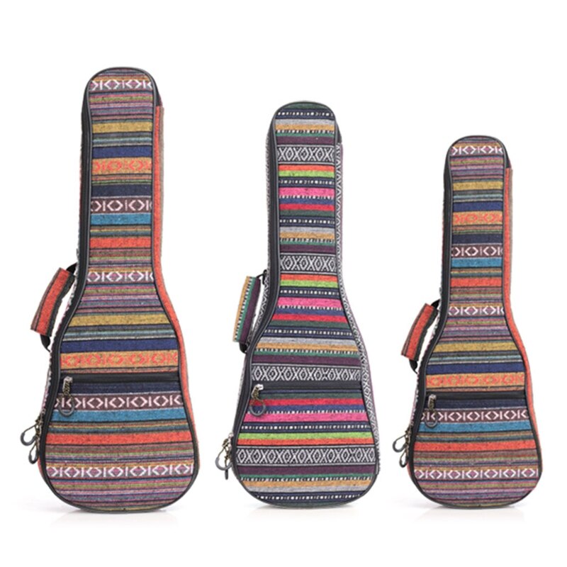 Pocket Ukulele Case Pearl Cotton Portable Waterproof Ukulele Bag Cover Cute Ukulele Backpack Accessory Storage Pocket