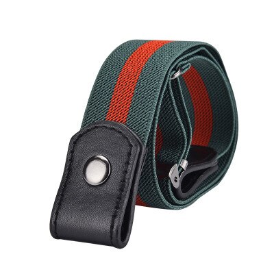Easy Belt Without Buckle Elastic Belts for Women Stretch Riem Men Jeans Cintos Extensible Kids Boys Girls Cinturon Mujer Magic: Green red green belt