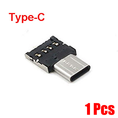 1-5 Stuks Usb 2.0 Otg Adapter USB-C Naar Usb Een Converter Geschikt Voor Macbook Laptop Pc Micro Usb Mannelijke Naar Usb Vrouwelijke Otg Connector: YELLOW