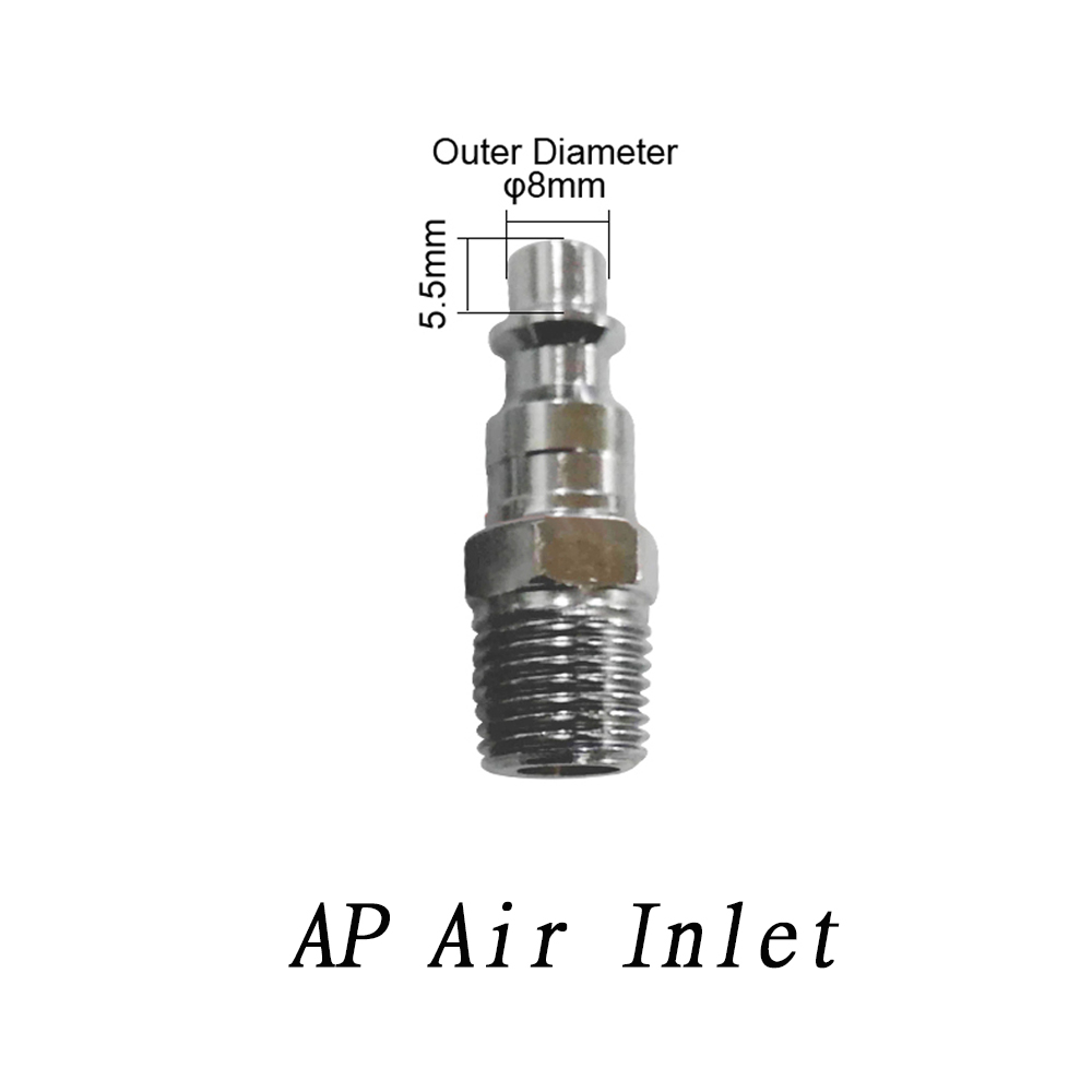 Air Compressor Fitting Hose Quick Coupling Pneumatic Connector Air Nailer Plug Pneumatic Tool Connector: Red