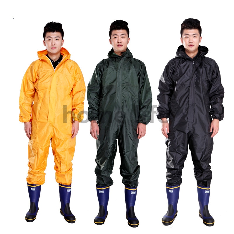 motorcycle raincoat Waterproof and oil proof/dust proof /Conjoined raincoat/overalls fission rain suit rain coat