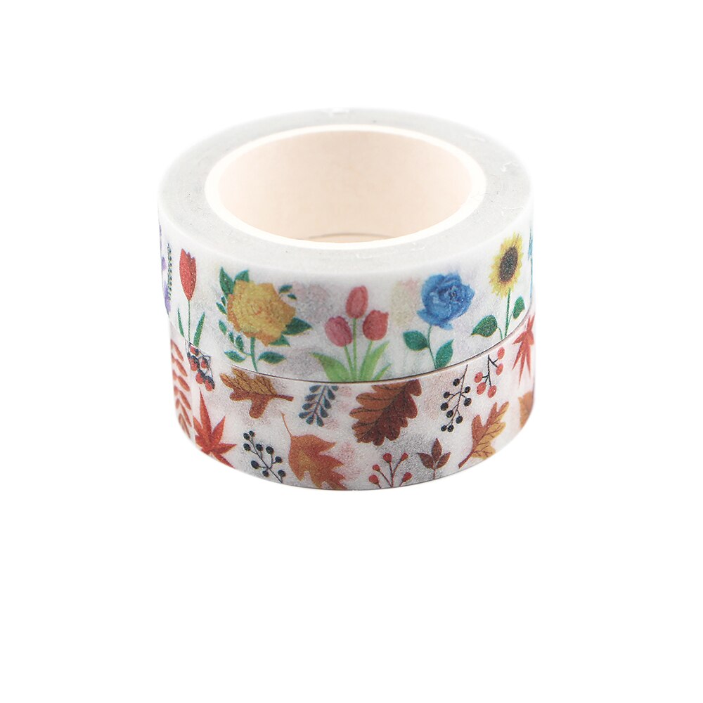 LX414 Bloem Boom Decoratie Tape Papier Washi Masking Tape Creatieve Scrapbooking Stationaire Kantoorbenodigdheden