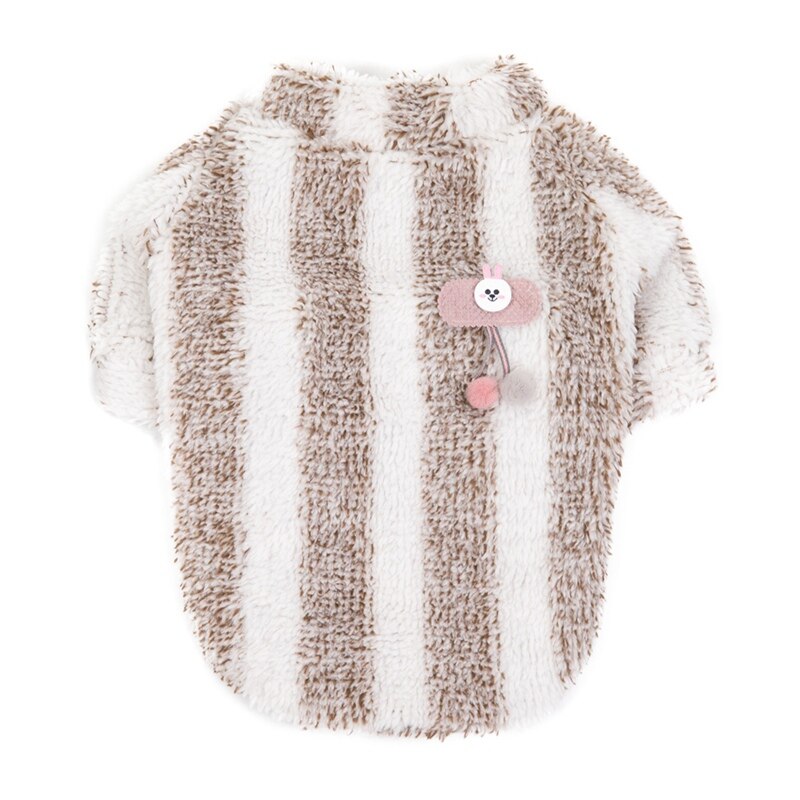 Pet Warm Clothes Dog Costume Autumn Winter Cute Rabbit Tops Puppy Comfortable Coats Jackets For Small And Medium Dogs: C / XL