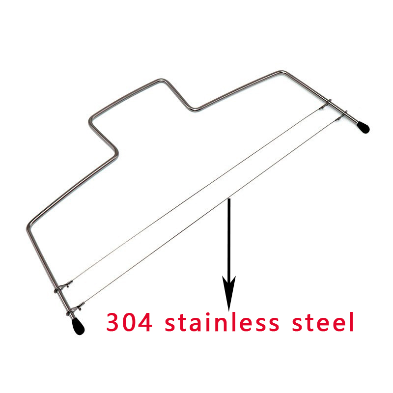 1PC Double Line Cake Cut Slicer Adjustable Stainless Steel Wire Cake Slicer Bread Divider Kitchen Accessories Cake Baking Tools