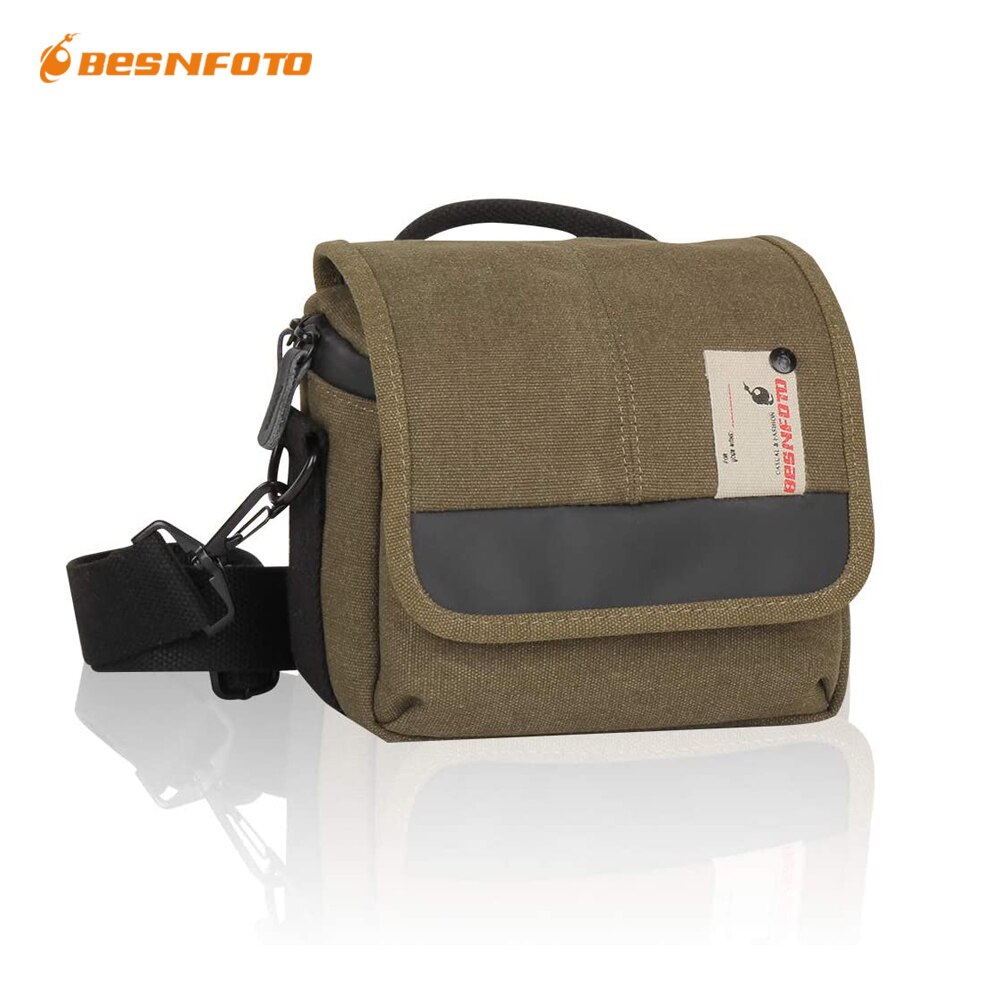 Besnfoto BF-1015 Mirrorless DC Handbags Photography Bag Canvas Waterproof Waist Case For Canon Nikon Sony DSLR Camera