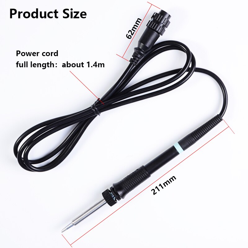 Suitable for 80W24V soldering station WSD81 soldering station handle WSP81 electric heating core soldering iron head steel pipe