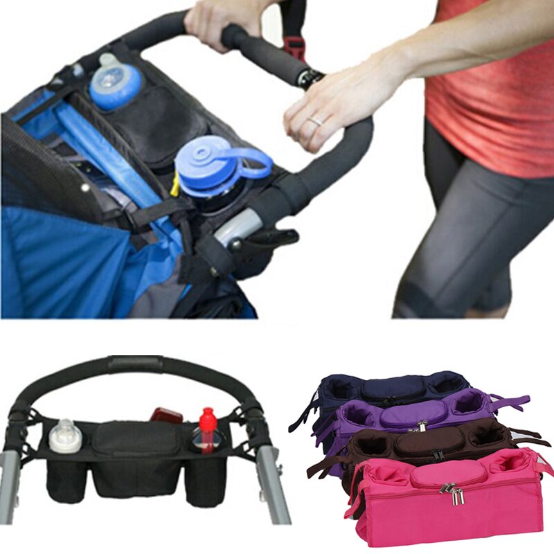 Cochecito de bebé organizador refrigerador y bolsas térmicas para mamá cochecito colgante cochecito carrito botella bolsos accesorios de cochecitos