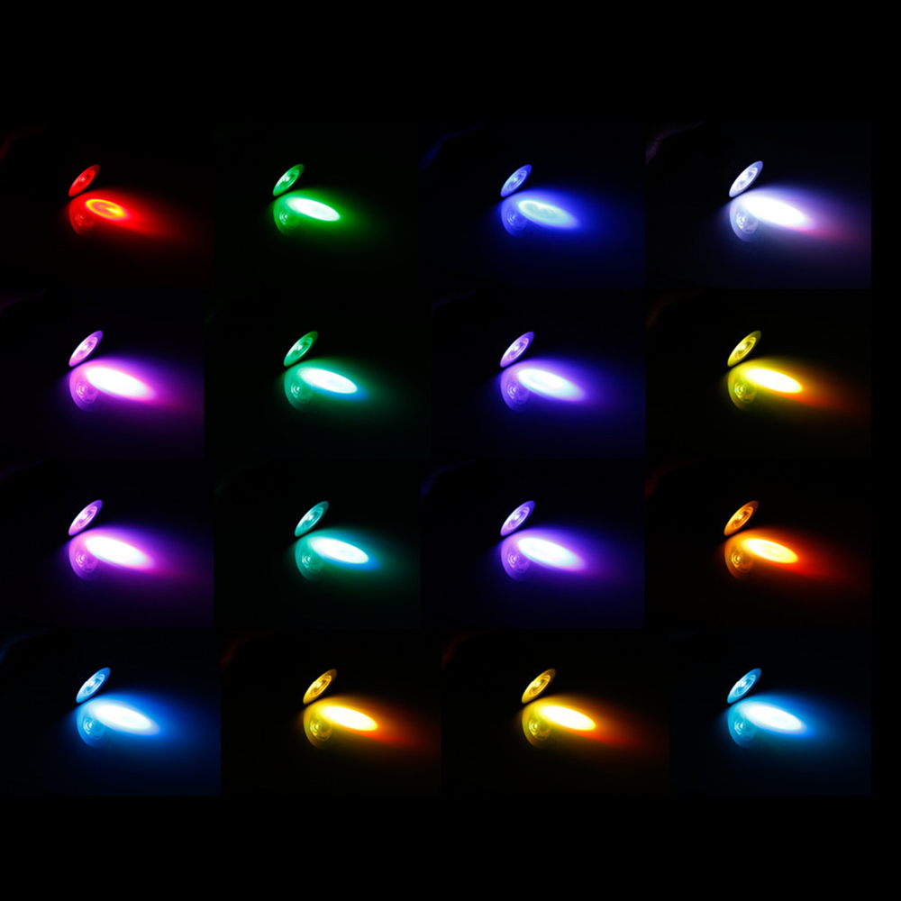 3 w E27 E14 GU10 MR16 Met Geheugen RGB LED Lamp 16 Kleur Spot IR Controller AC85-265VDC12V Led Spot Lamp voor Party Decoratio