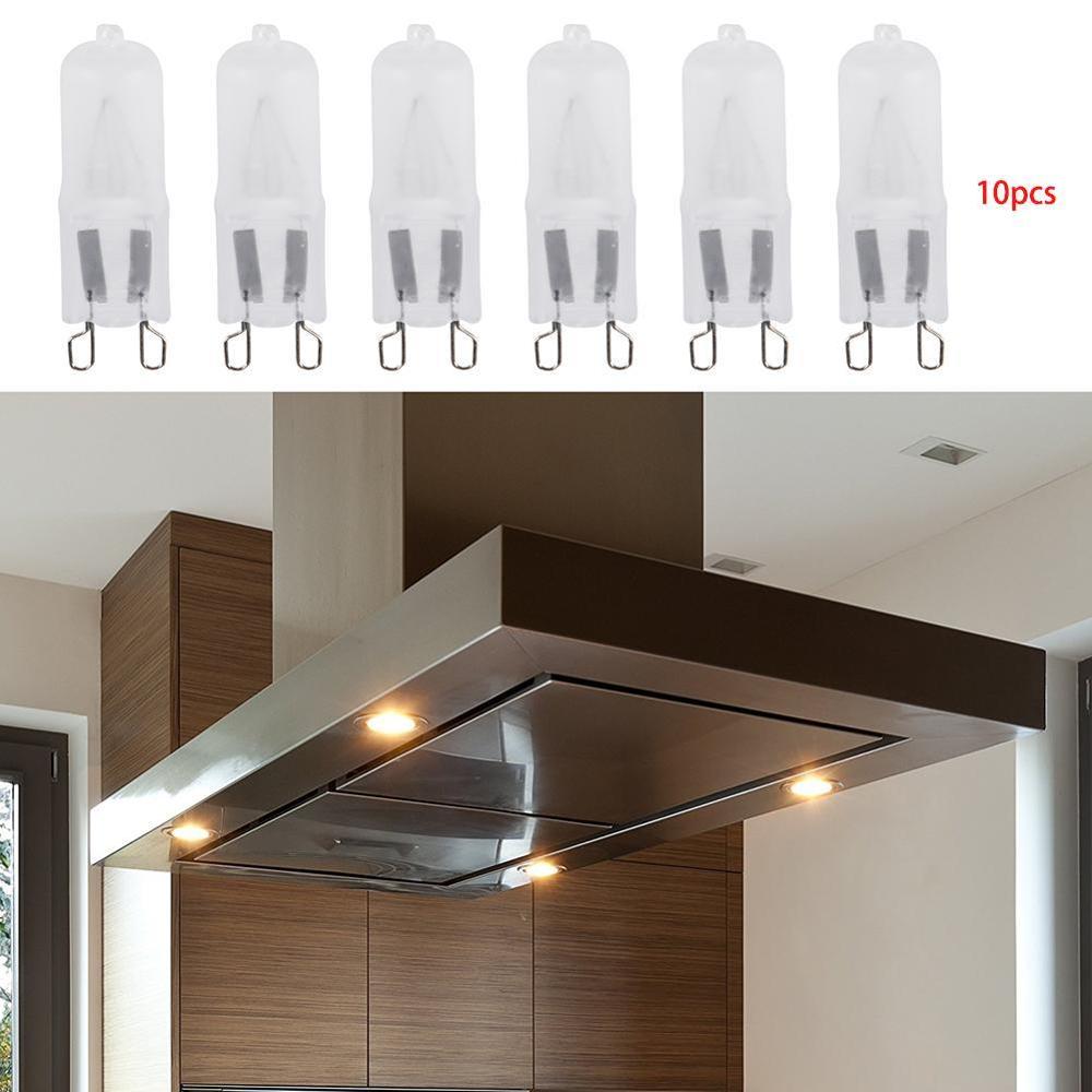 10 stück warme weiß matt G9 2800K-3000K Halogen lampe über Lebensdauer stunden 40w 50,000 F7K6