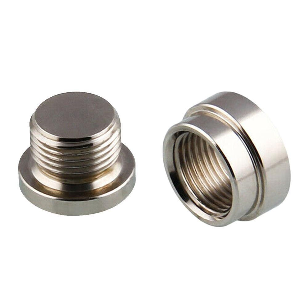 1PCS M18x1.5 O2 Oxygen Sensor iron Weld On Bung & Plug Cap Kit Auto Car Accessories Sensor Extender Oxygen & Nut Hi G8R7