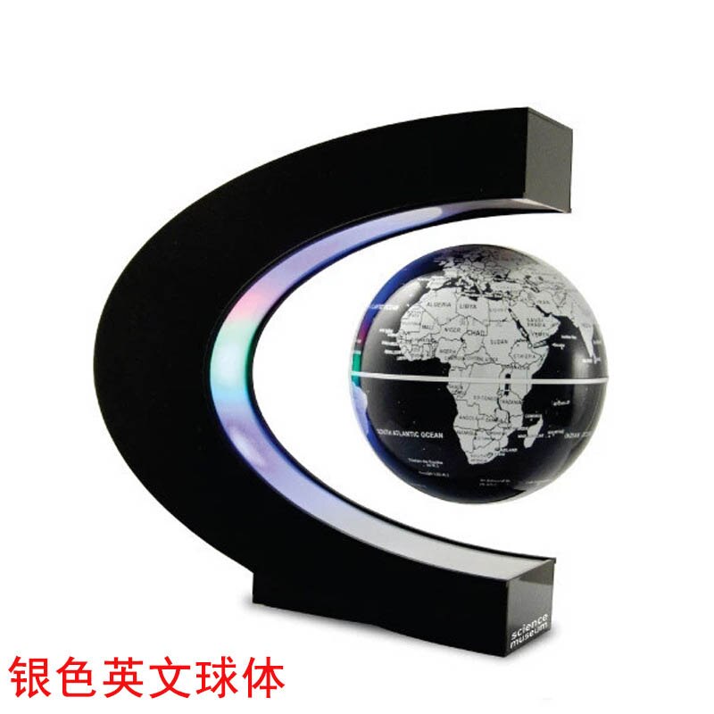 Elektronische Magnetische Schwebender Globus Anti-schwerkraft LED Licht Wohnkultur 2 Farben Russische Lagerbier Freies