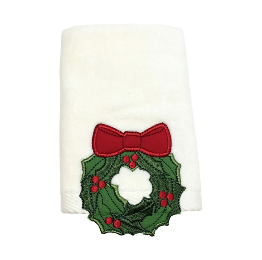 Juleserie, bomuldshåndklæde, juletræ, silke strømper, håndklæde, ornament,, broderet håndklæde, christ: G