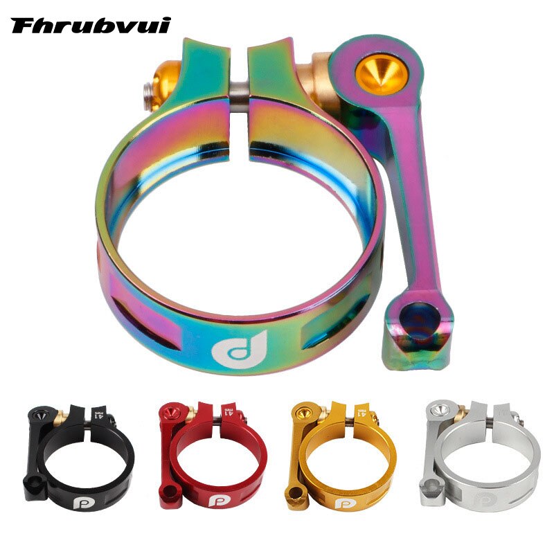 Faltrad Sattelstütze Schellen Aluminium Legierung CNC 41mm Geeignet Für 33,9mm Sattelstütze Fahrrad Sitzrohr Klemme