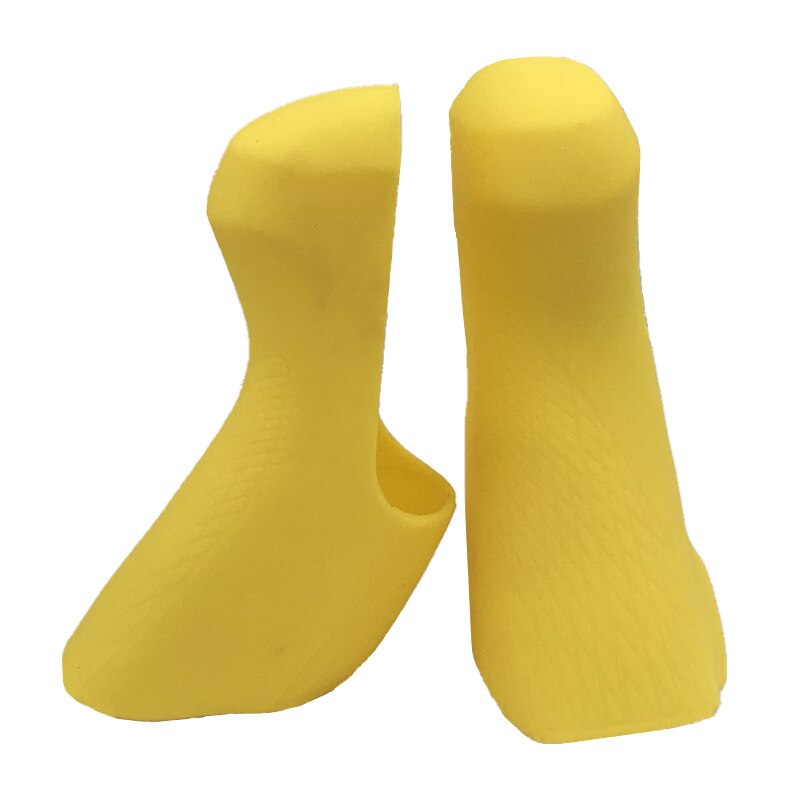 Generic Road Bike Shift Brake Lever Covers Bicycle Silicone Bracket For ST-R8000 ST-R7000 Hoods for Shimano R7000 R8000 Shifters: Yellow