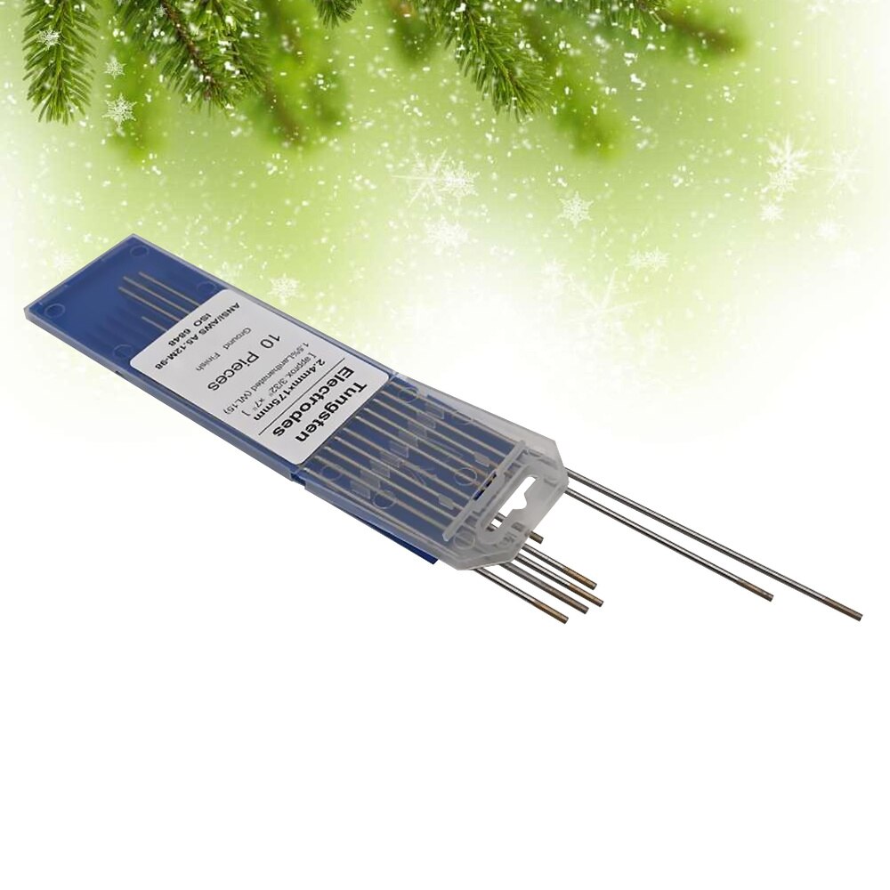10pcs/1 Bag TIG Welding Tungsten Electrodes 1.5% Lanthanated WL15 Tungsten Electrode Welding Rods (1.6MM x 150MM): Silver 9